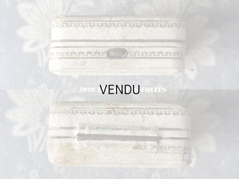 画像6: アンティーク ジュエリーボックス 金彩入り