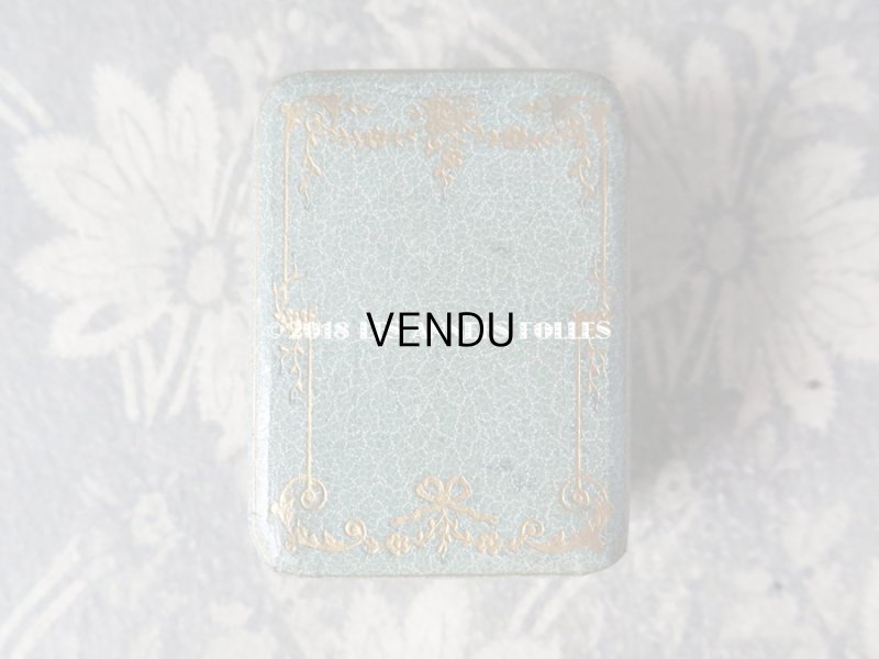 画像4: アンティーク ジュエリーボックス 薔薇とリボンのガーランド