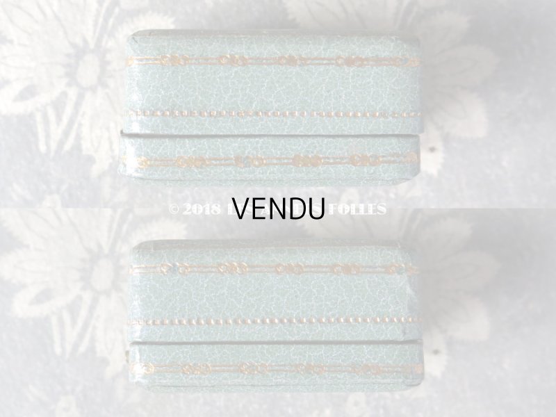 画像9: アンティーク ジュエリーボックス 薔薇とリボンのガーランド