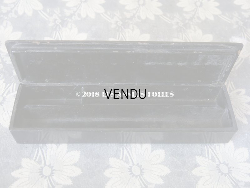 画像4: 19世紀 アンティーク ペンケース パピエマシェ PLUMES & CRAYONS