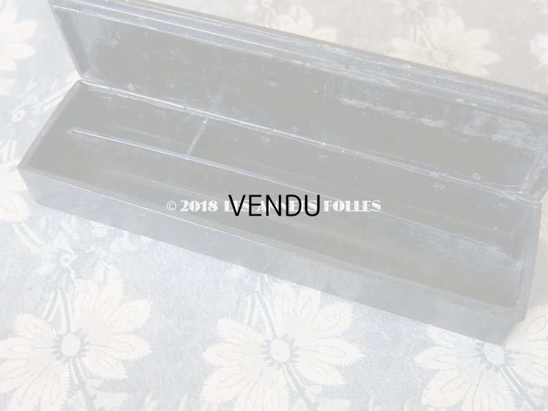 画像5: 19世紀 アンティーク ペンケース パピエマシェ PLUMES & CRAYONS