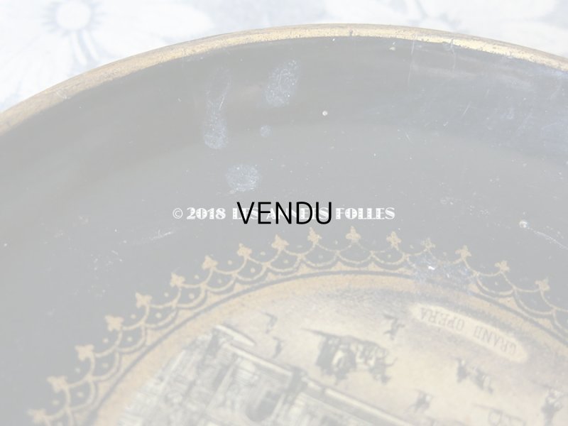 画像4: 19世紀 アンティーク ナポレオン3世 パリのオペラ座　パピエマシェのトレイ　