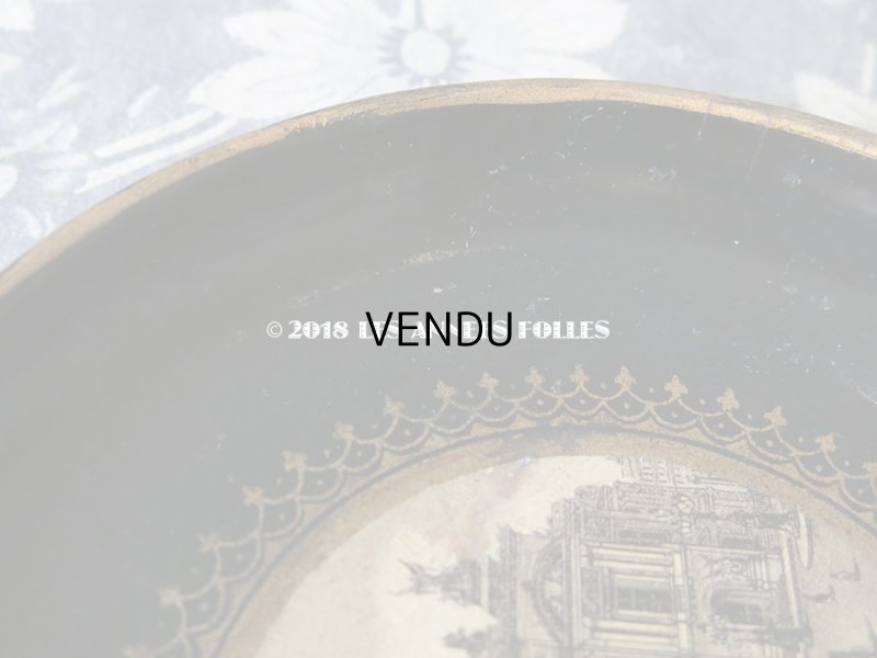 画像6: 19世紀 アンティーク ナポレオン3世 パリのオペラ座　パピエマシェのトレイ　