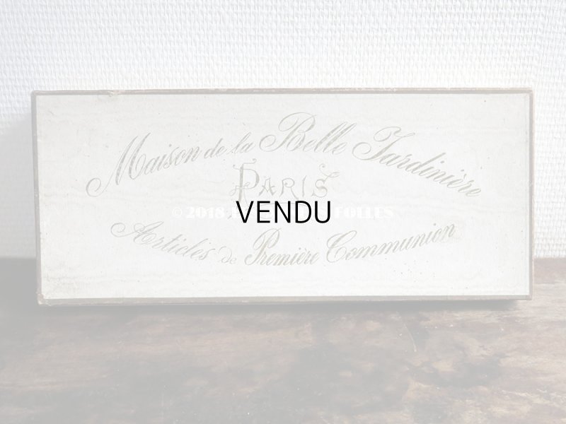 画像3: 1900年代 アンティーク　コミュニオン 初聖体のリボンの箱　- MAISON DE LA BELLE JARDINIERE -