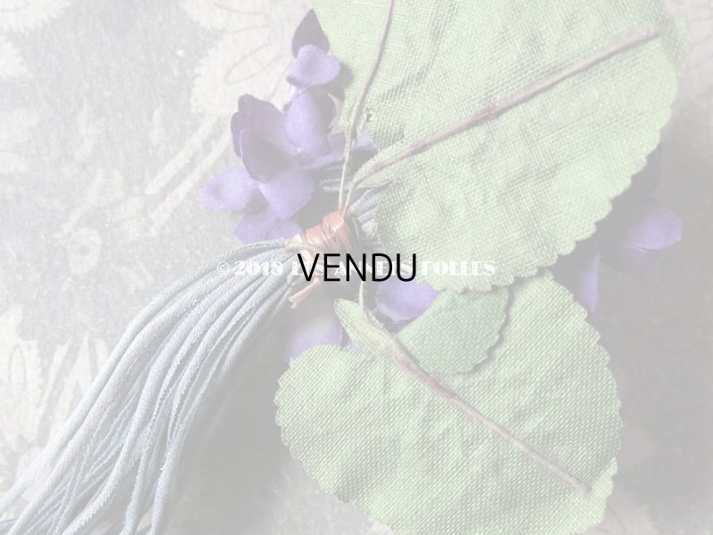 画像3: アンティーク 菫ブーケのコサージュ 