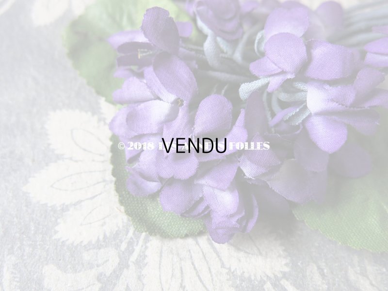 画像6: アンティーク 菫ブーケのコサージュ 