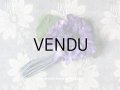 アンティーク 菫ブーケのコサージュ 