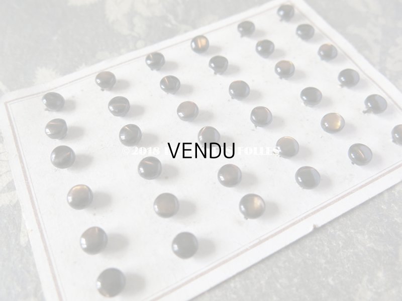 画像2: アンティーク ドール用 5mm マザーオブパール製 ボタン シェルボタン ブラウン 6ピースのセット