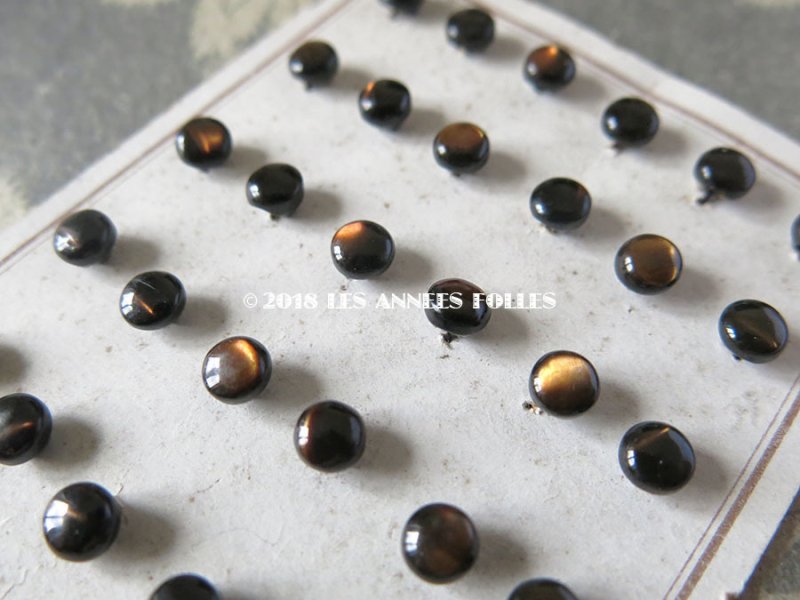 画像4: アンティーク ドール用 5mm マザーオブパール製 ボタン シェルボタン ブラウン 6ピースのセット