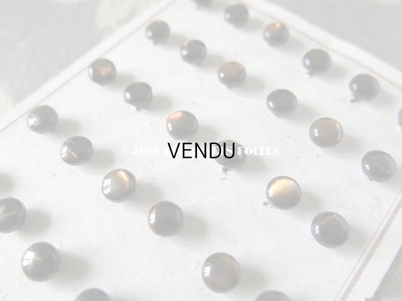 画像4: アンティーク ドール用 5mm マザーオブパール製 ボタン シェルボタン ブラウン 6ピースのセット