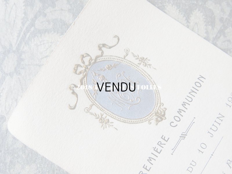 画像3: アンティーク メニューカード MENU 2枚セット