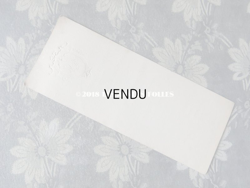 画像4: アンティーク メニューカード MENU 2枚セット