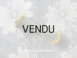 1900年代 アンティーク ペップ　山吹色  コサージュ用 花芯 