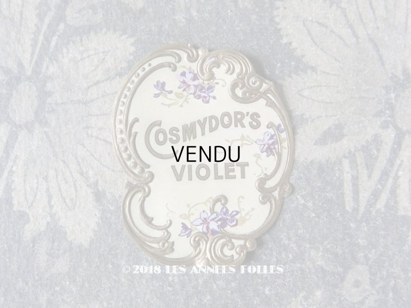 画像1: アンティーク 菫のパフュームラベル COSMYDOR'S VIOLET- COSMYDOR PARIS -