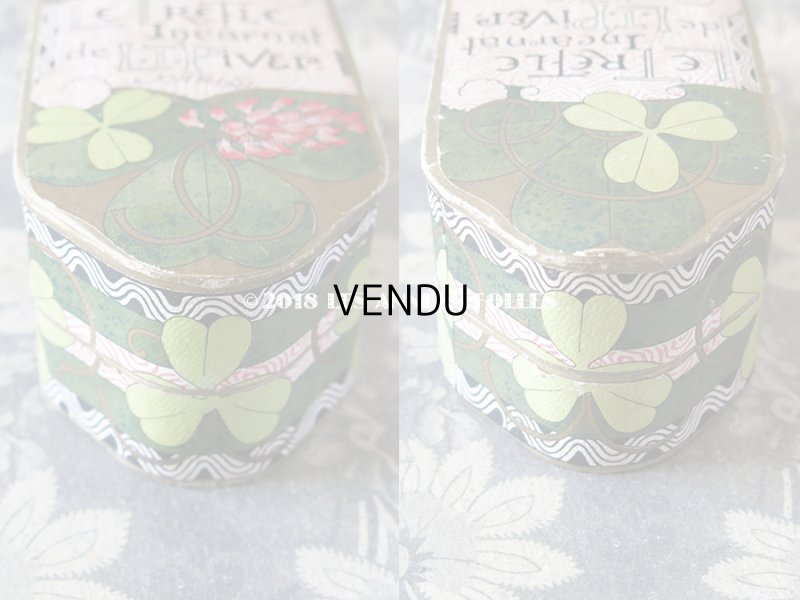 画像5: アンティーク クローバーのパフュームボックス LE TREFLE INCARNAT- L.T.PIVER -