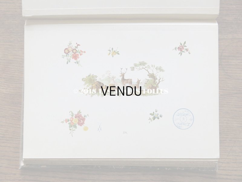 画像15: 19世紀　アンティーク 本 セラミック用 図案集 ロココ調の花模様 ルイ15世スタイル