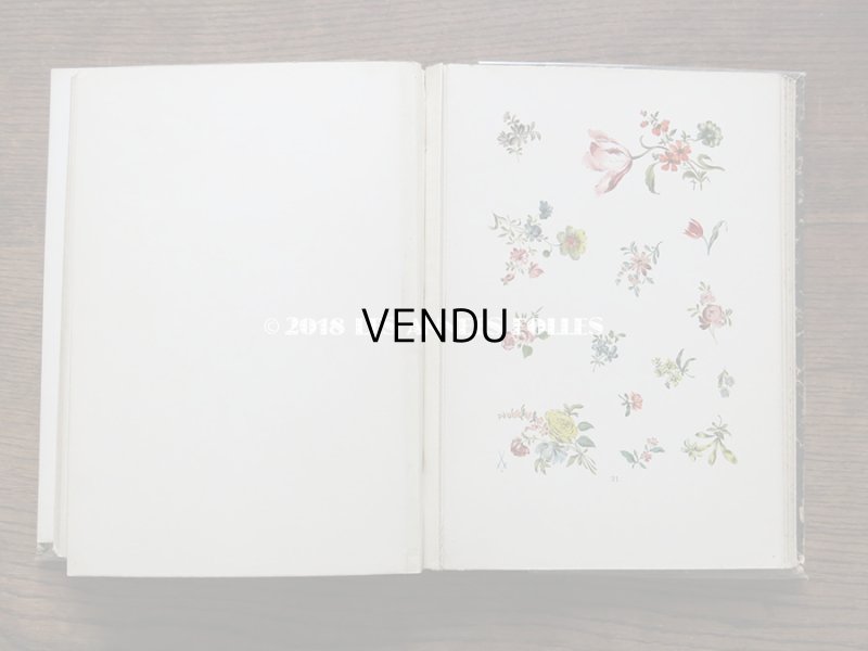 画像16: 19世紀　アンティーク 本 セラミック用 図案集 ロココ調の花模様 ルイ15世スタイル