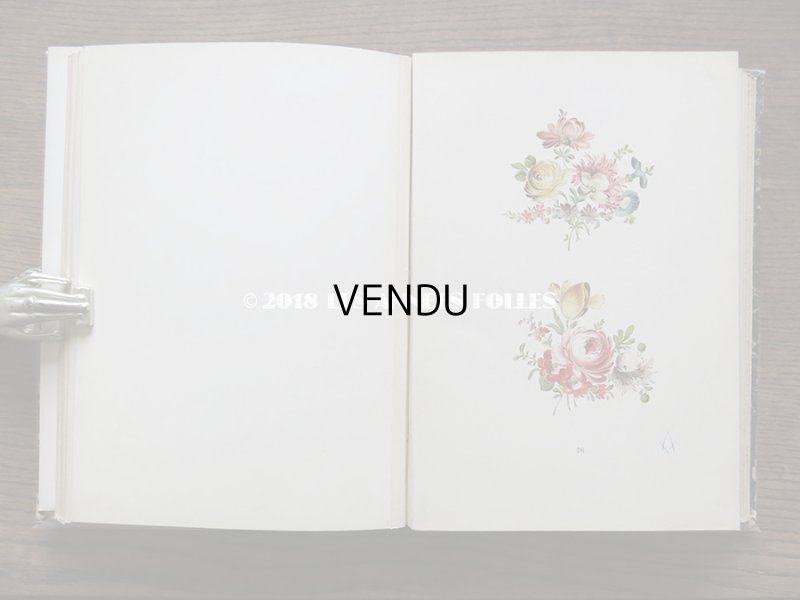 画像13: 19世紀　アンティーク 本 セラミック用 図案集 ロココ調の花模様 ルイ15世スタイル