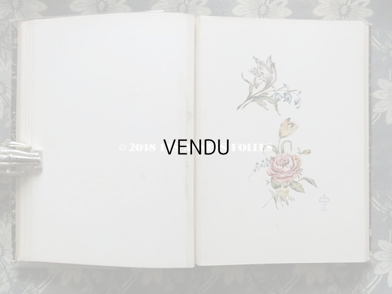 画像8: 19世紀　アンティーク 本 セラミック用 図案集 ロココ調の花模様 ルイ15世スタイル
