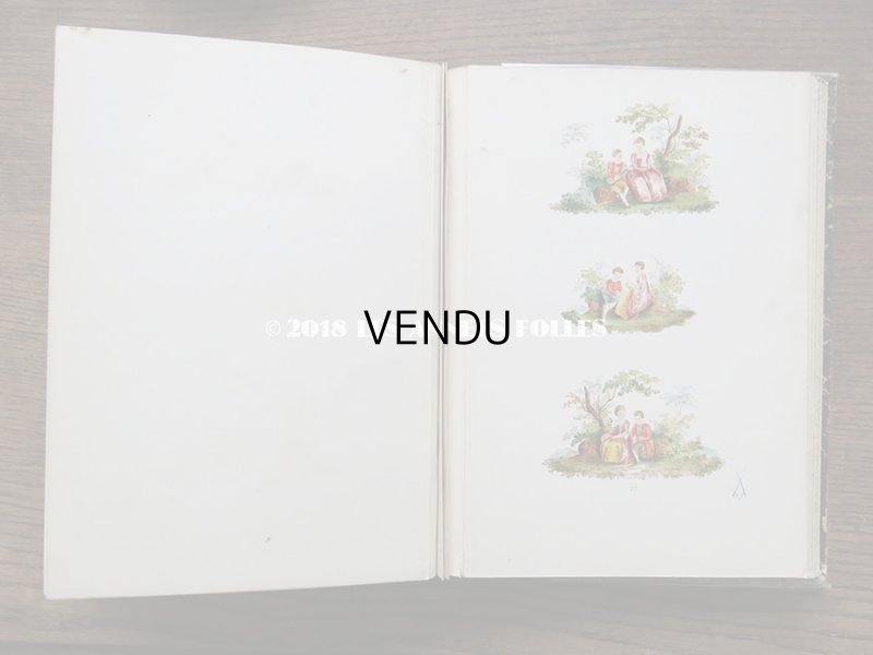 画像14: 19世紀　アンティーク 本 セラミック用 図案集 ロココ調の花模様 ルイ15世スタイル
