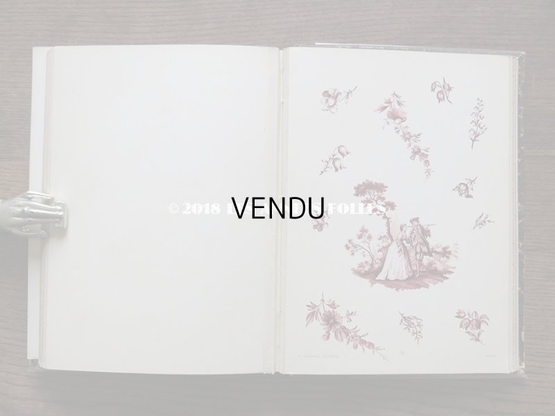 画像17: 19世紀　アンティーク 本 セラミック用 図案集 ロココ調の花模様 ルイ15世スタイル