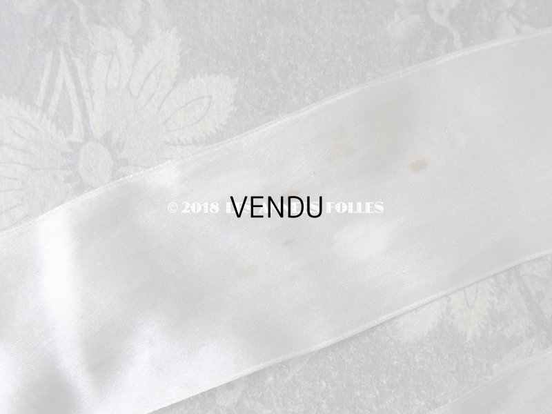 画像12: アンティーク ドール用 シルクリボンとレースのボネ