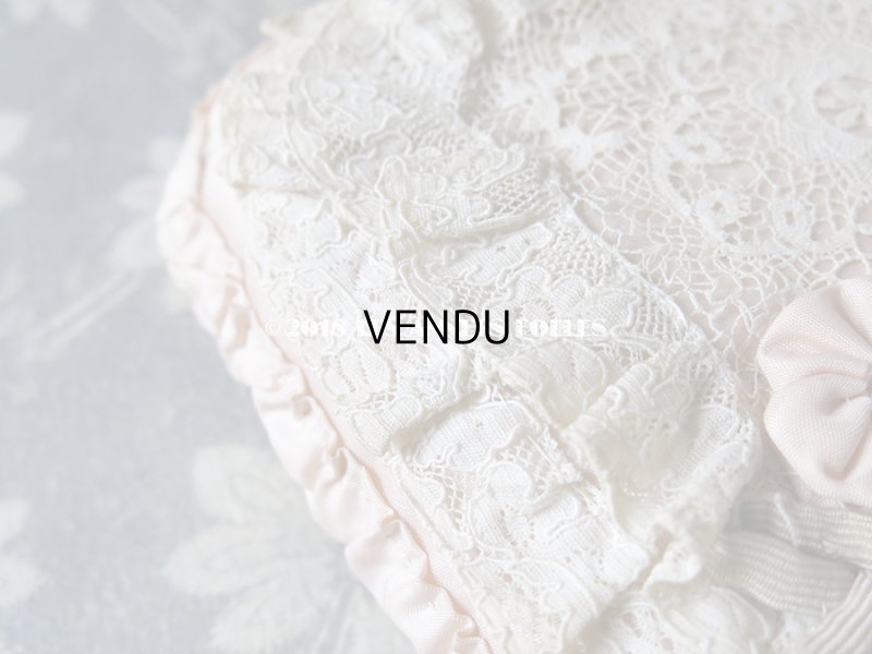 画像6: 1900年代 アンティーク レースのピンクッション