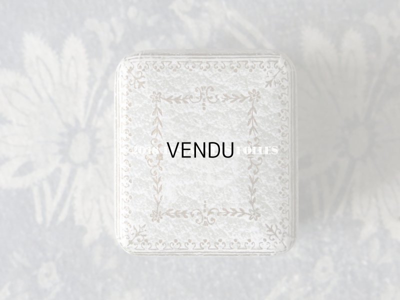 画像4: アンティーク ジュエリーボックス 金彩入り グレー