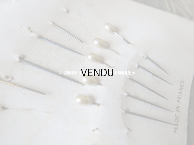 画像6: 1900年代 アンティーク パールのエパングル コミュニオン&ウエディング PARIS PERLES INCASSABLES ET INALTERABLES