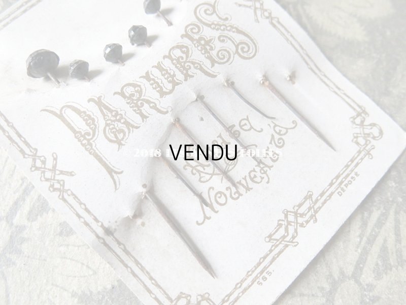 画像12: 19世紀末 アンティーク フレンチジェットのエパングル PARURES HAUTE NOUVEAUTE