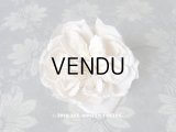 アンティーク　エクリュの薔薇のコサージュ 