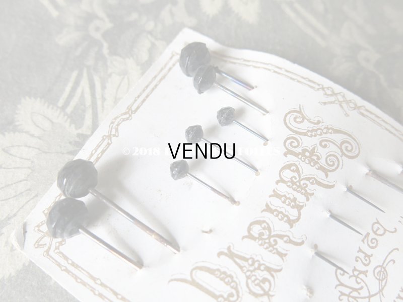 画像3: 19世紀末 アンティーク フレンチジェットのエパングル PARURES HAUTE NOUVEAUTE