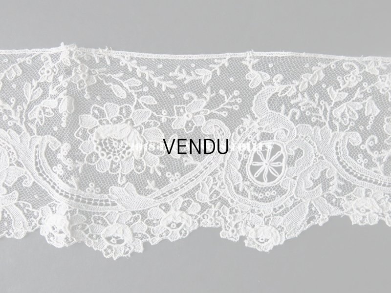 画像4: 19世紀末 アンティーク ニードルレース ポワンドガーズ ポワンドローズ 【ポワン・ド・ガーズ】 【ポワン・ド・ローズ】  66cm