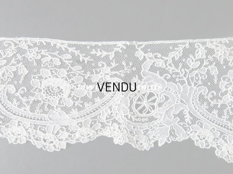 画像5: 19世紀末 アンティーク ニードルレース ポワンドガーズ ポワンドローズ 【ポワン・ド・ガーズ】 【ポワン・ド・ローズ】  66cm