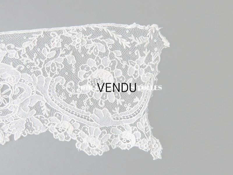 画像6: 19世紀末 アンティーク ニードルレース ポワンドガーズ ポワンドローズ 【ポワン・ド・ガーズ】 【ポワン・ド・ローズ】  66cm