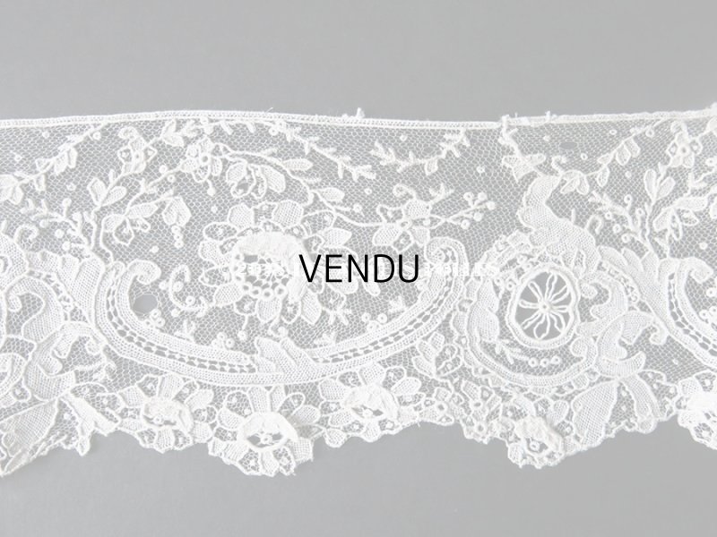 画像3: 19世紀末 アンティーク ニードルレース ポワンドガーズ ポワンドローズ 【ポワン・ド・ガーズ】 【ポワン・ド・ローズ】  66cm