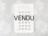 19世紀末 アンティーク 6角形のボタン ゴールド 8mm  24ピース