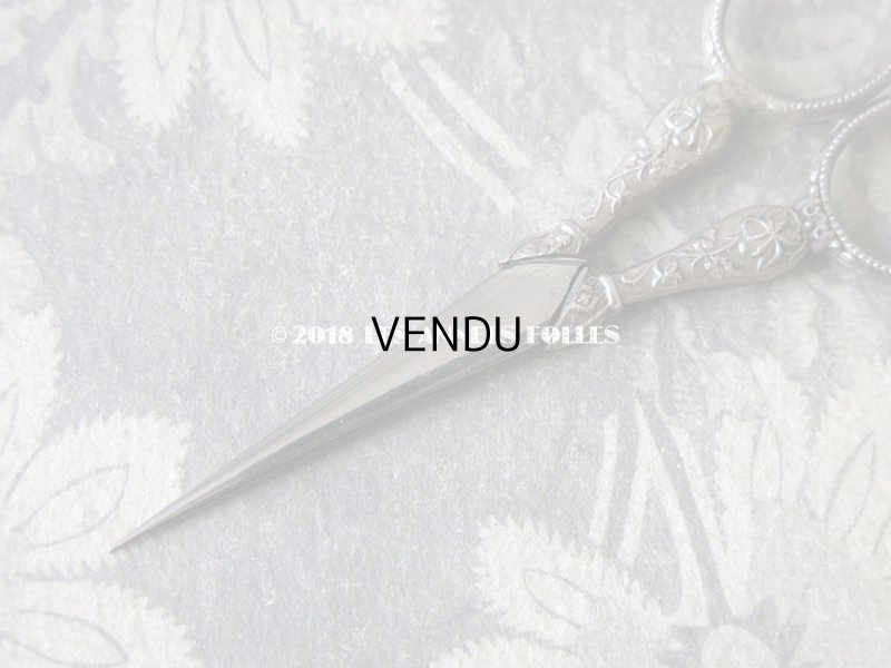 画像16: 1900年代 アンティーク シルバー製 菫のソーイングセット 裁縫道具