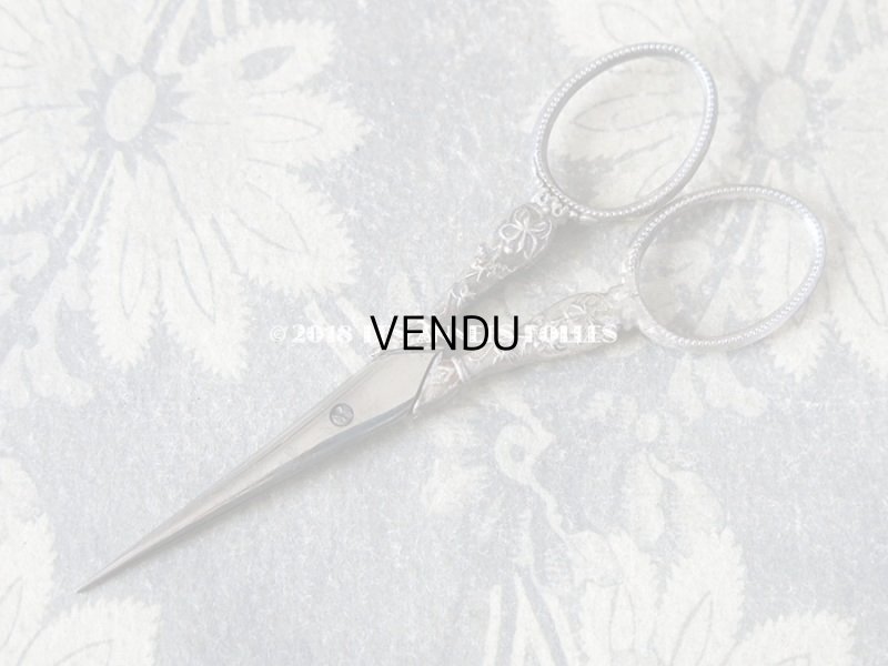 画像11: 1900年代 アンティーク シルバー製 菫のソーイングセット 裁縫道具