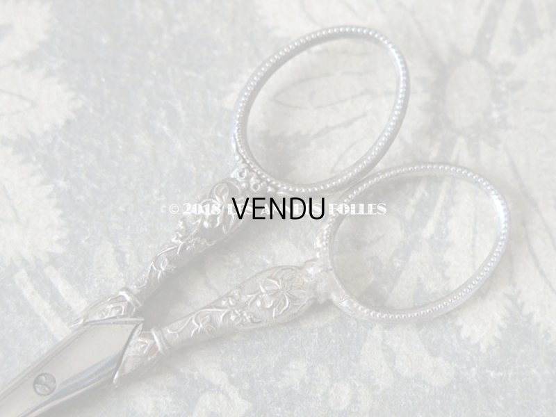 画像12: 1900年代 アンティーク シルバー製 菫のソーイングセット 裁縫道具