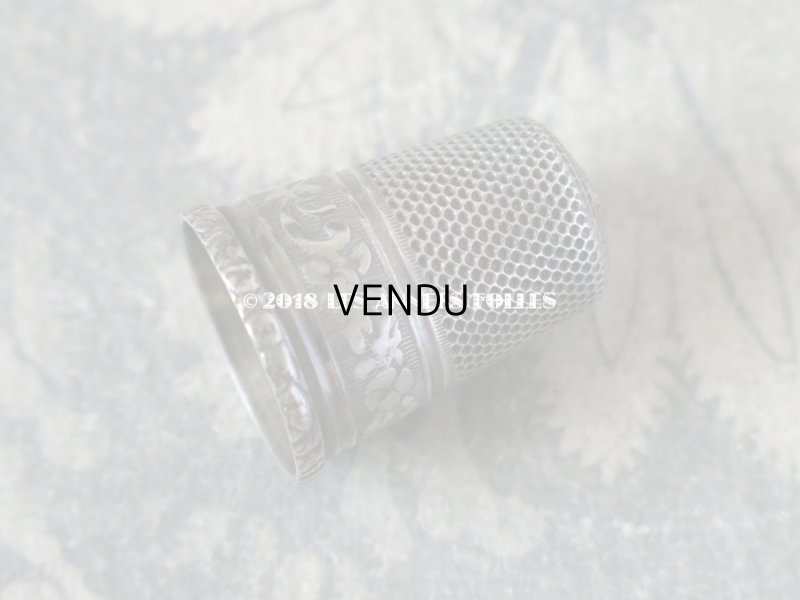 画像17: 1900年代 アンティーク シルバー製 菫のソーイングセット 裁縫道具