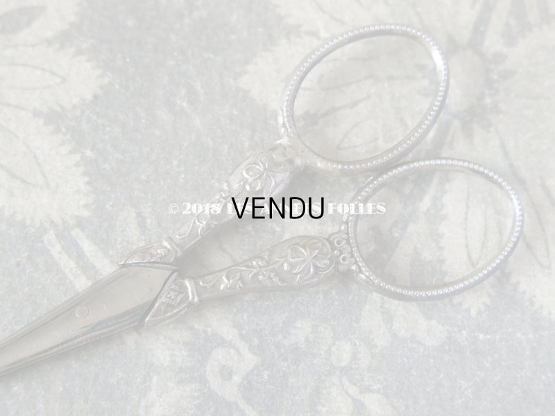 画像13: 1900年代 アンティーク シルバー製 菫のソーイングセット 裁縫道具