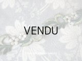 19世紀末 アンティーク  シルク製 花モチーフのリボン　65cm