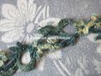 画像7: 19世紀末 アンティーク  シルク製 花モチーフのリボン　65cm