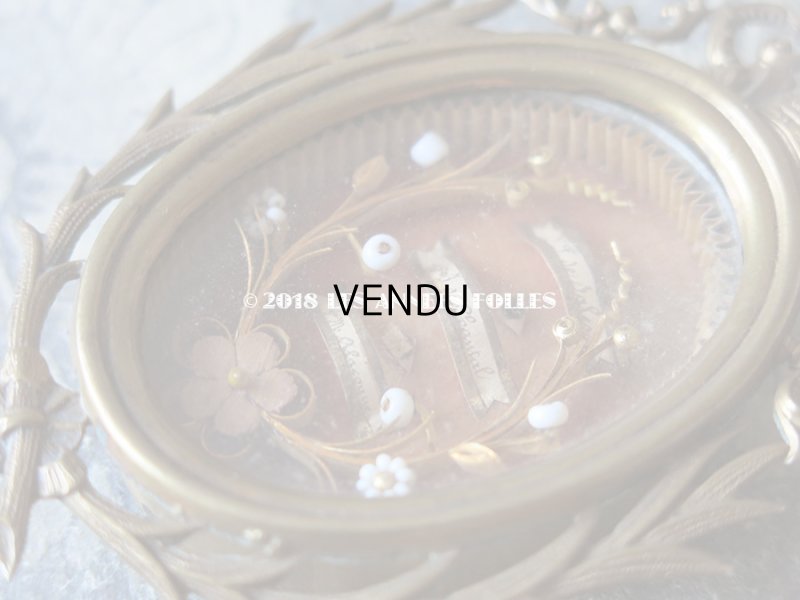 画像4: 19世紀 アンティーク ルリケール　聖遺物のペンダント　クロス & ティアラ 聖人の遺品