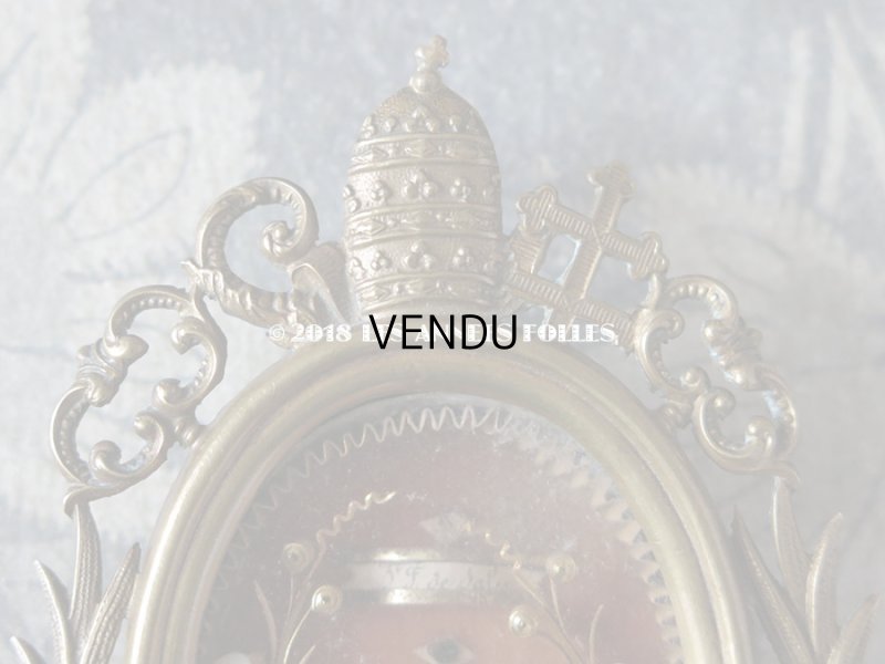 画像5: 19世紀 アンティーク ルリケール　聖遺物のペンダント　クロス & ティアラ 聖人の遺品