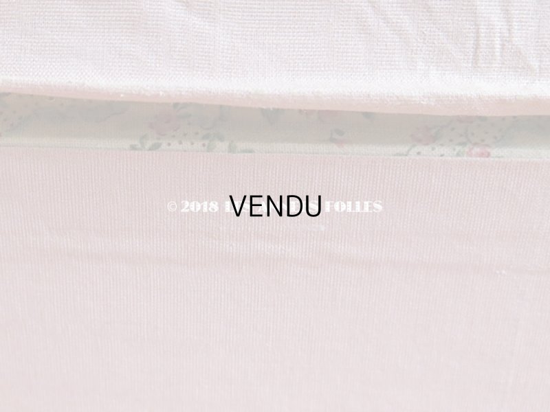 画像10: 1900年代 アンティーク 薔薇模様　大きなカルトナージュボックス 48×26×11.2cm