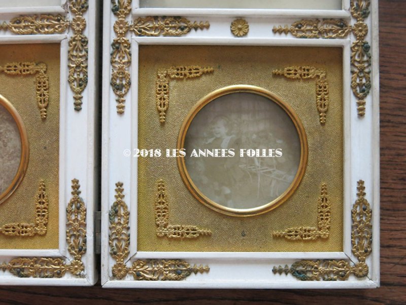 画像4: 19世紀 アンティーク 折りたたみ式　フォトフレーム 