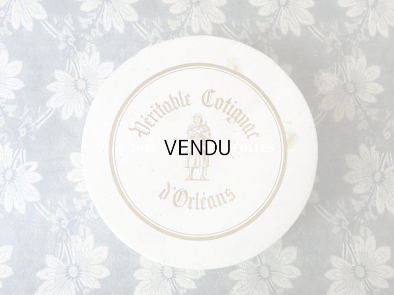 画像3: ＊蚤の市＊ アンティーク ジャンヌダルクのお菓子箱 & プチバトーのボックスのセット