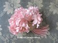 画像1: 1930年代 アンティーク ピンクの花のコサージュ ラベル付 デッドストック (1)